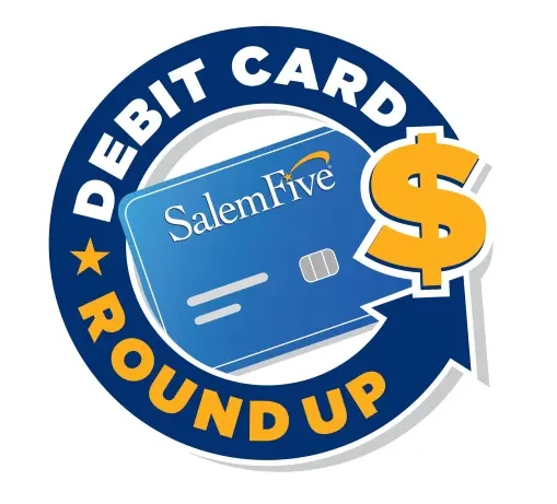 Debit Card Round Up savings illustration.